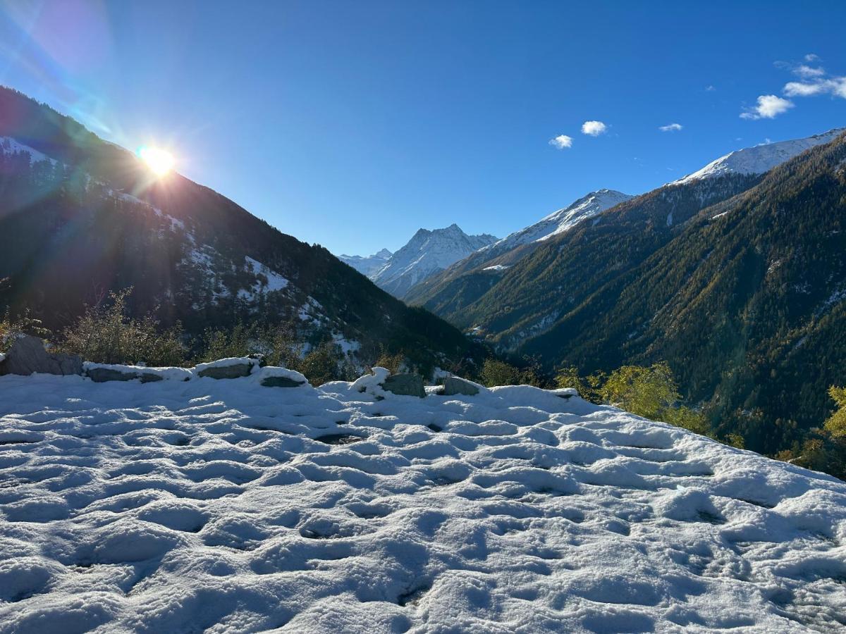 Chalet Edelweiss A Saint-Martin, Val D'Herens Zewnętrze zdjęcie